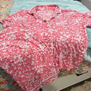 Draper James Pink Floral Pajama Set